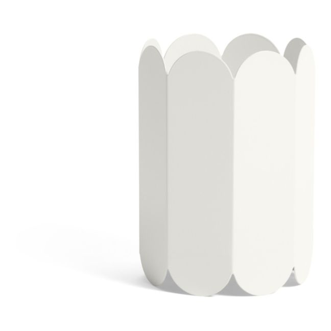 Vase Arcs en acier inoxidable  Blanc
