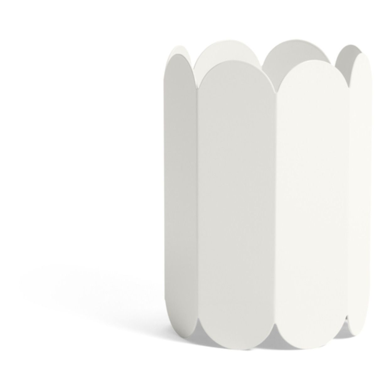 Hay - Vase Arcs en acier inoxidable - Blanc