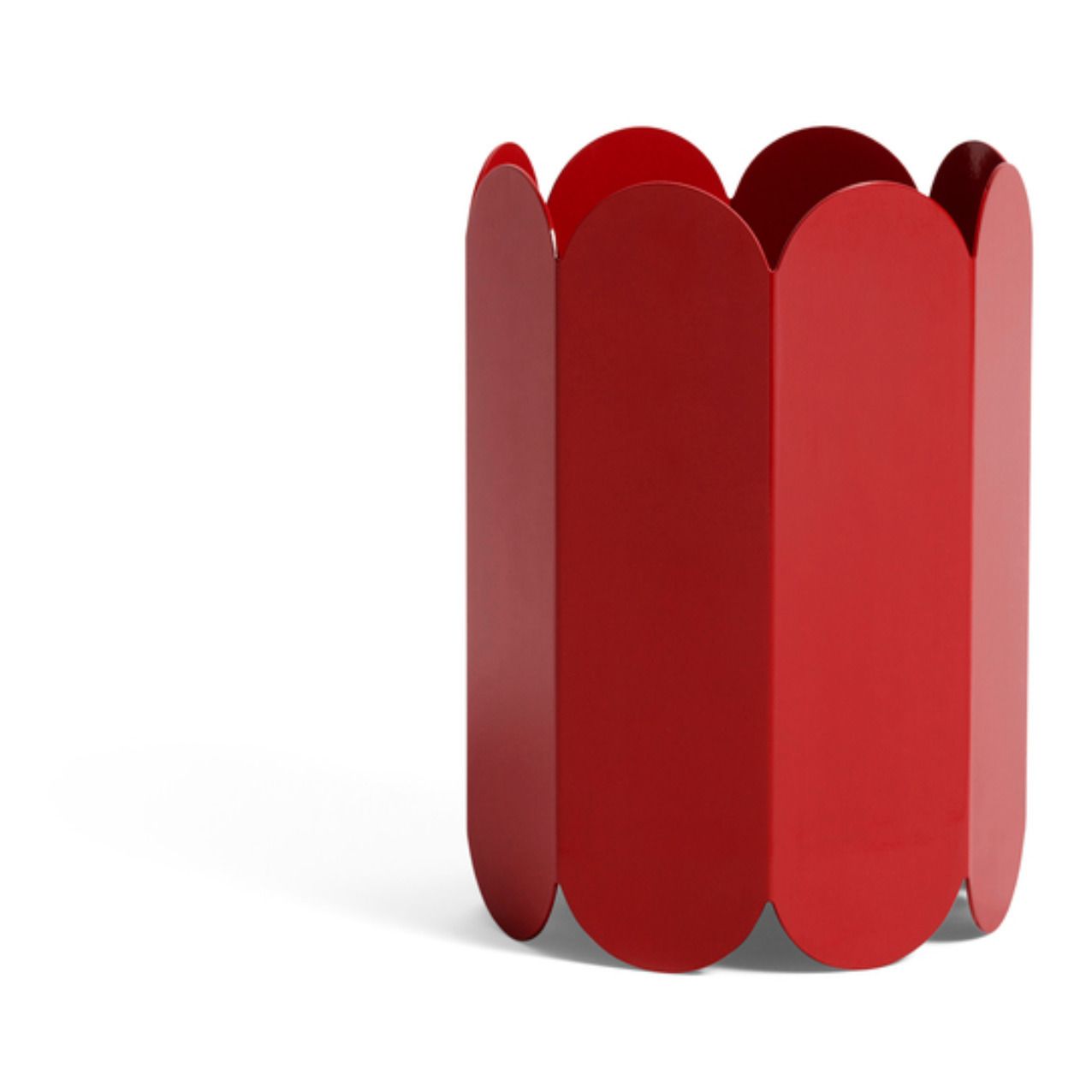 Hay - Vase Arcs en acier inoxidable - Rouge