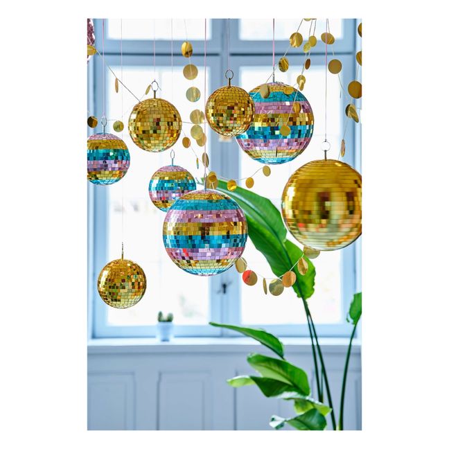 Boule décorative disco | Doré