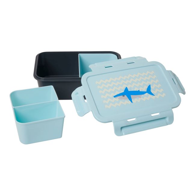 Lunchbox Shark  Bleu