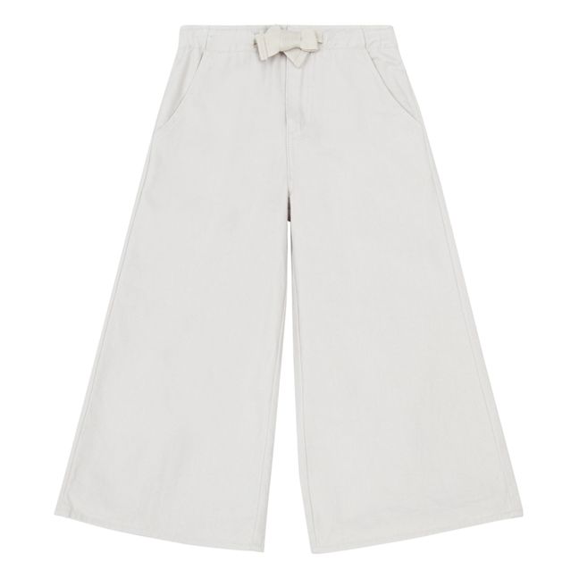 Pantaloni Larghi Bianco