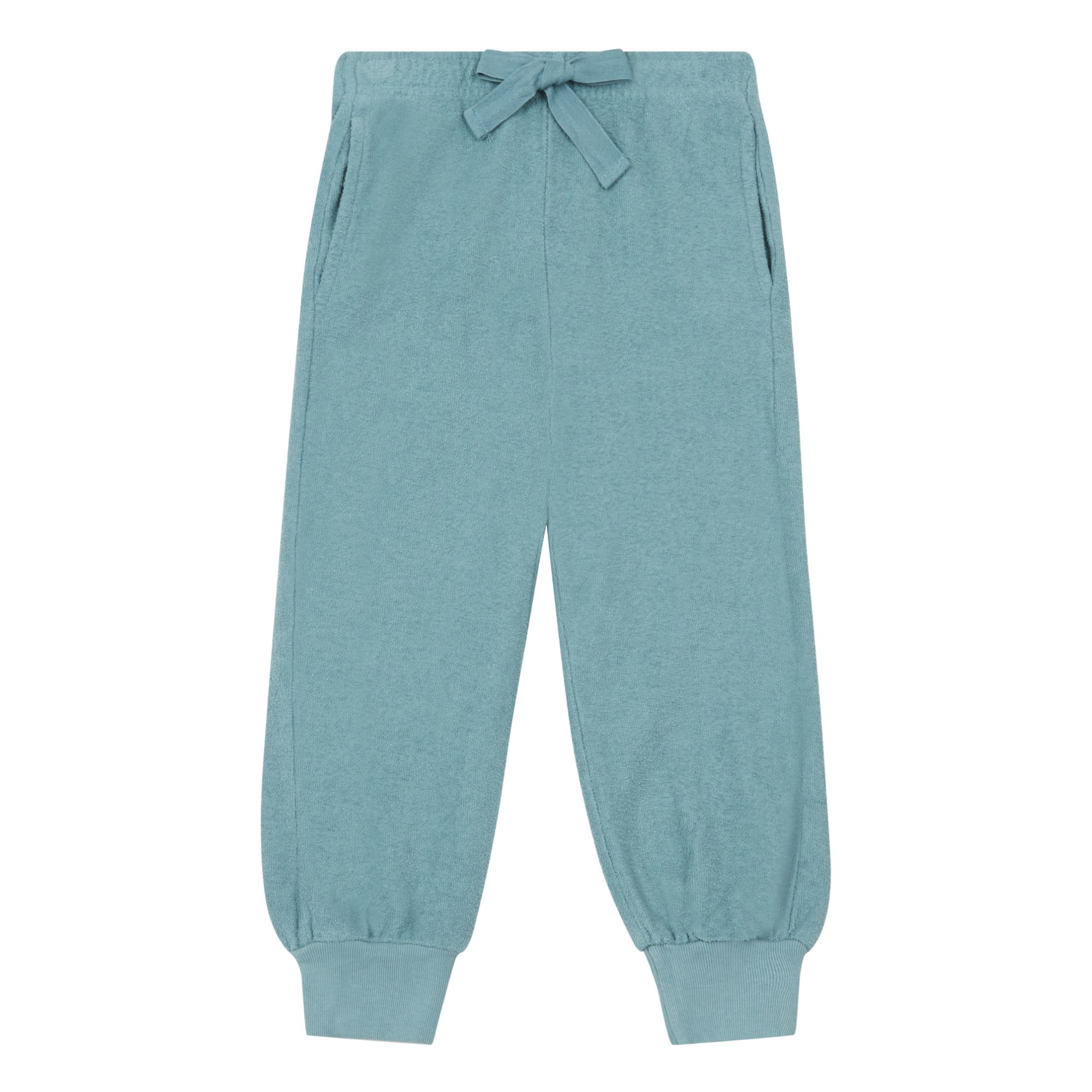 Longlivethequeen - Jogger Eponge Coton Bio - Fille - Bleu
