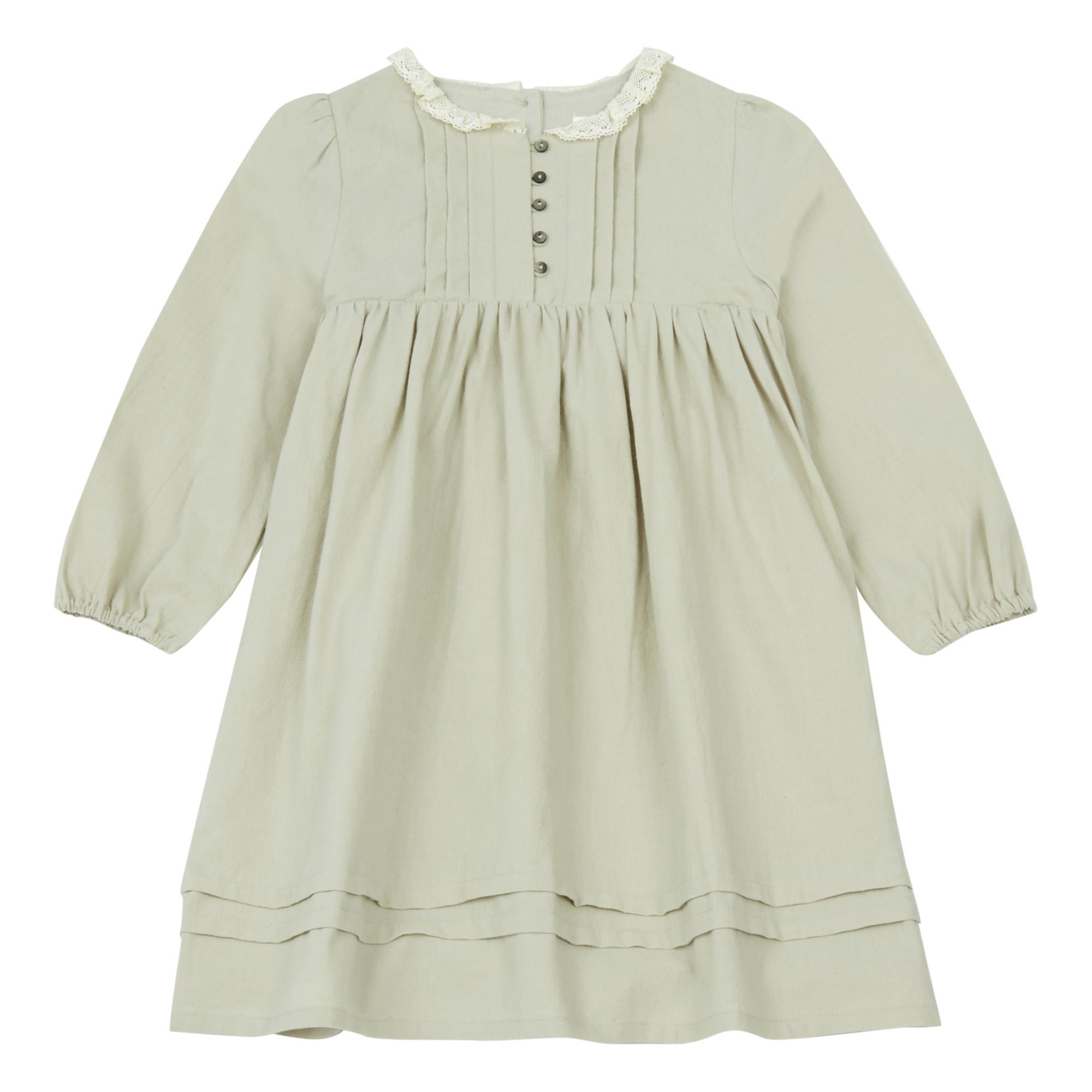 Louisiella - Robe Jasmin - Fille - Gris vert