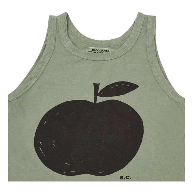 Organic Cotton Apple Tank Top - Iconic Collection - Sage