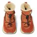 Fur-Lined High-Top Sneakers Apricot- Miniature produit n°3