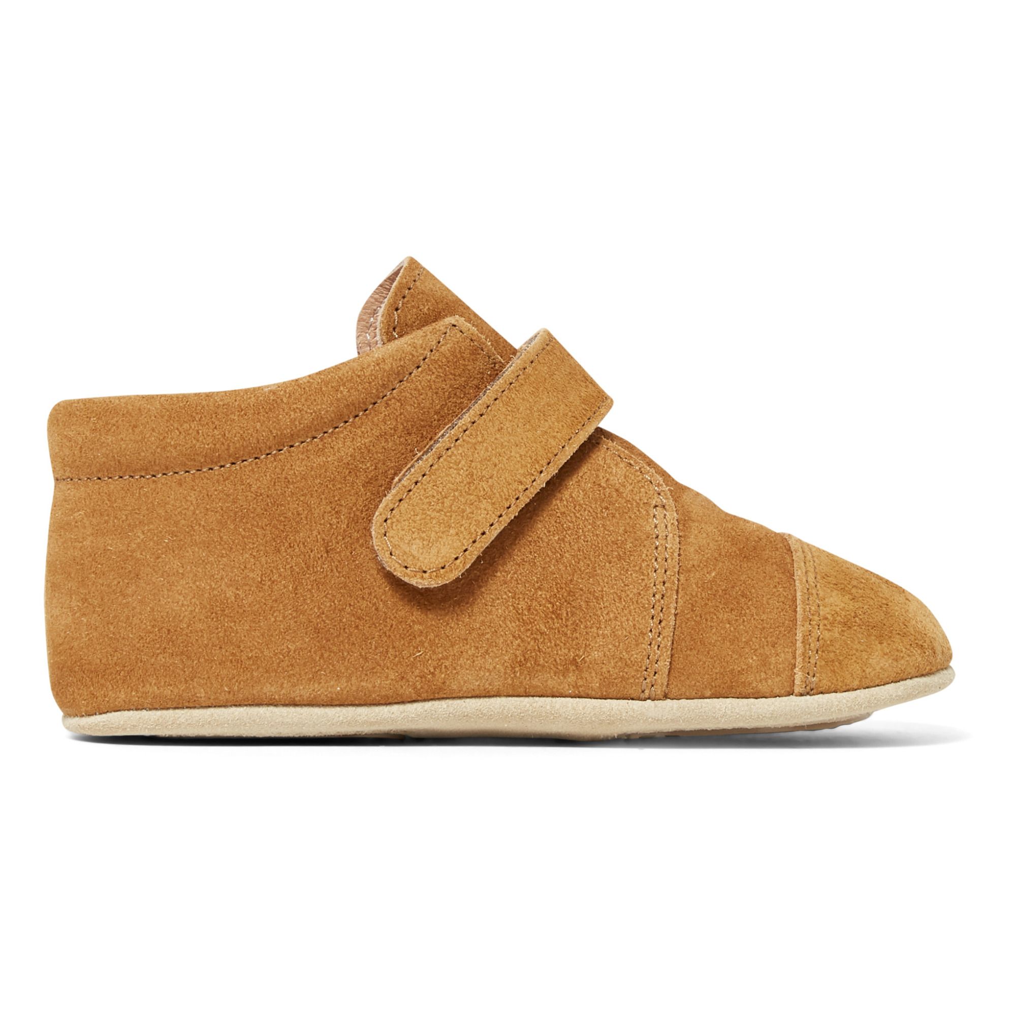 Petit Nord - Chaussons Scratch - Fille - Camel