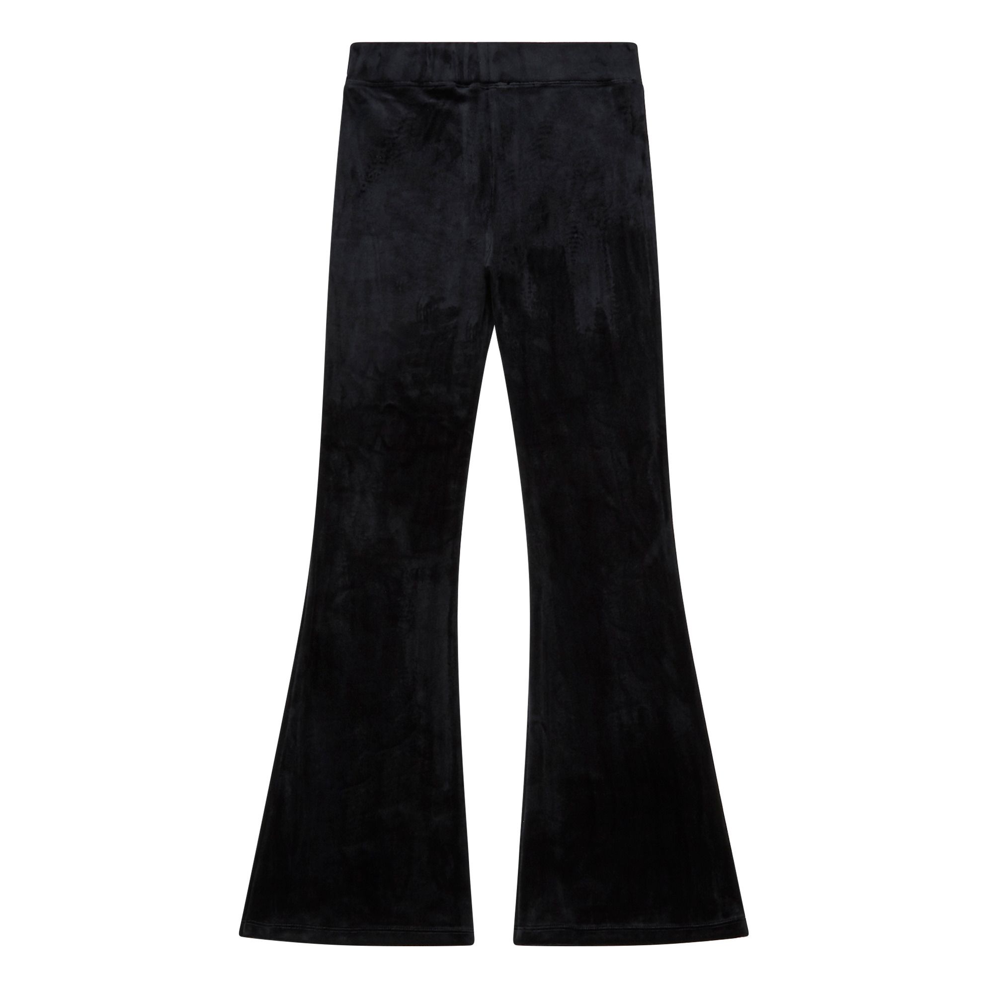 Frances Velvet Flared Trousers Black 