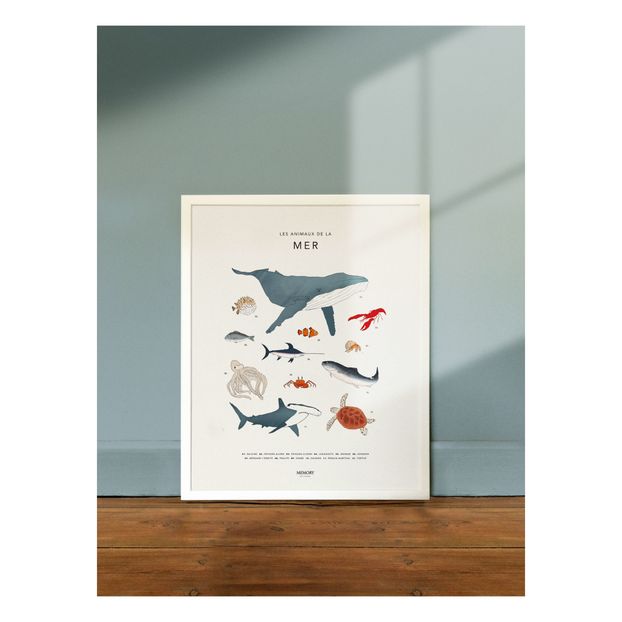 Affiche Animaux de la mer (Memory Affiches) - Couverture