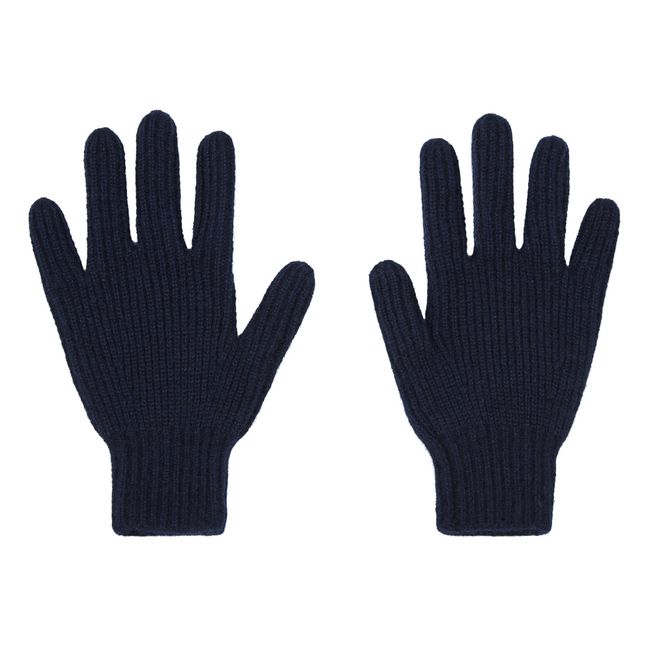 Tineke Cashmere Gloves Navy blue