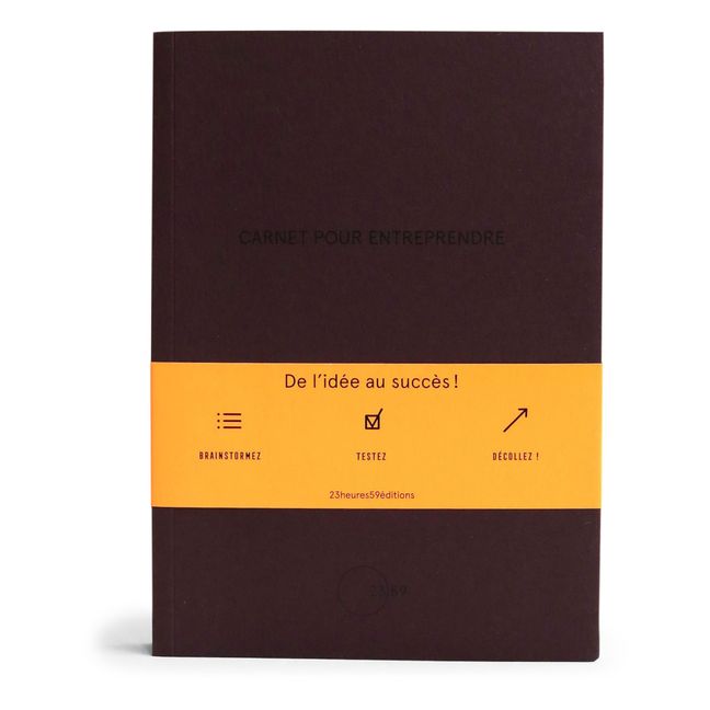 Cuaderno para emprendedores Burdeos