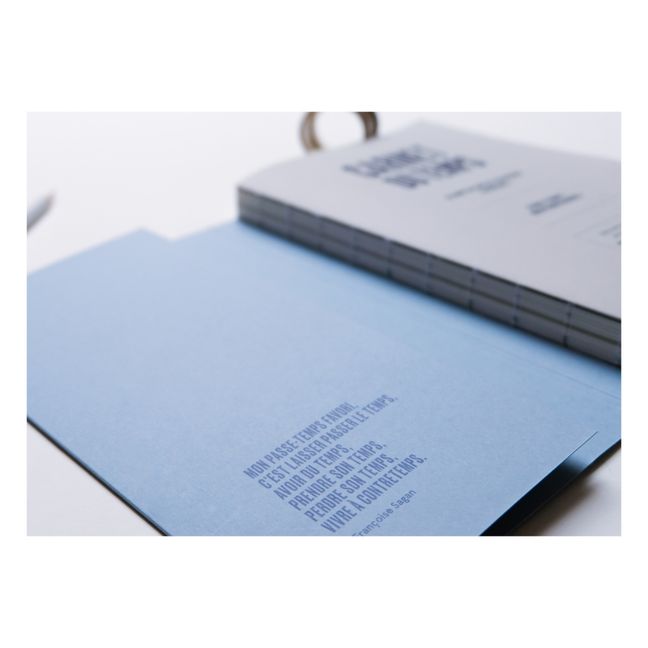 Carnet du Temps | Bleu Clair