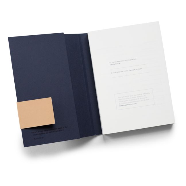 Project Notebook Midnight blue