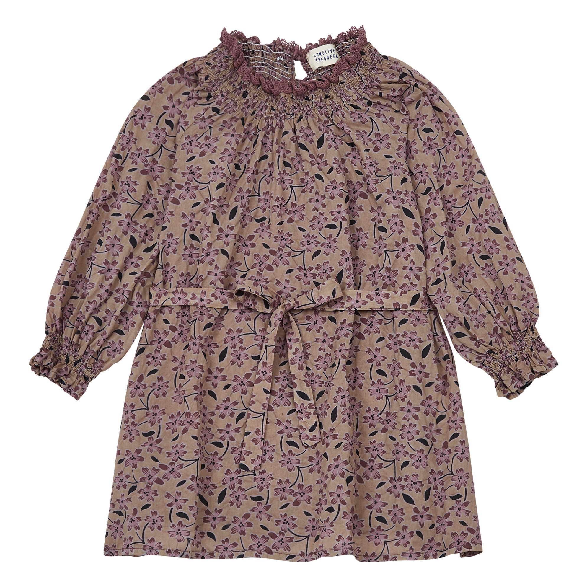 Longlivethequeen - Robe Fleurs Edition Limitée Recyclée - Fille - Rose