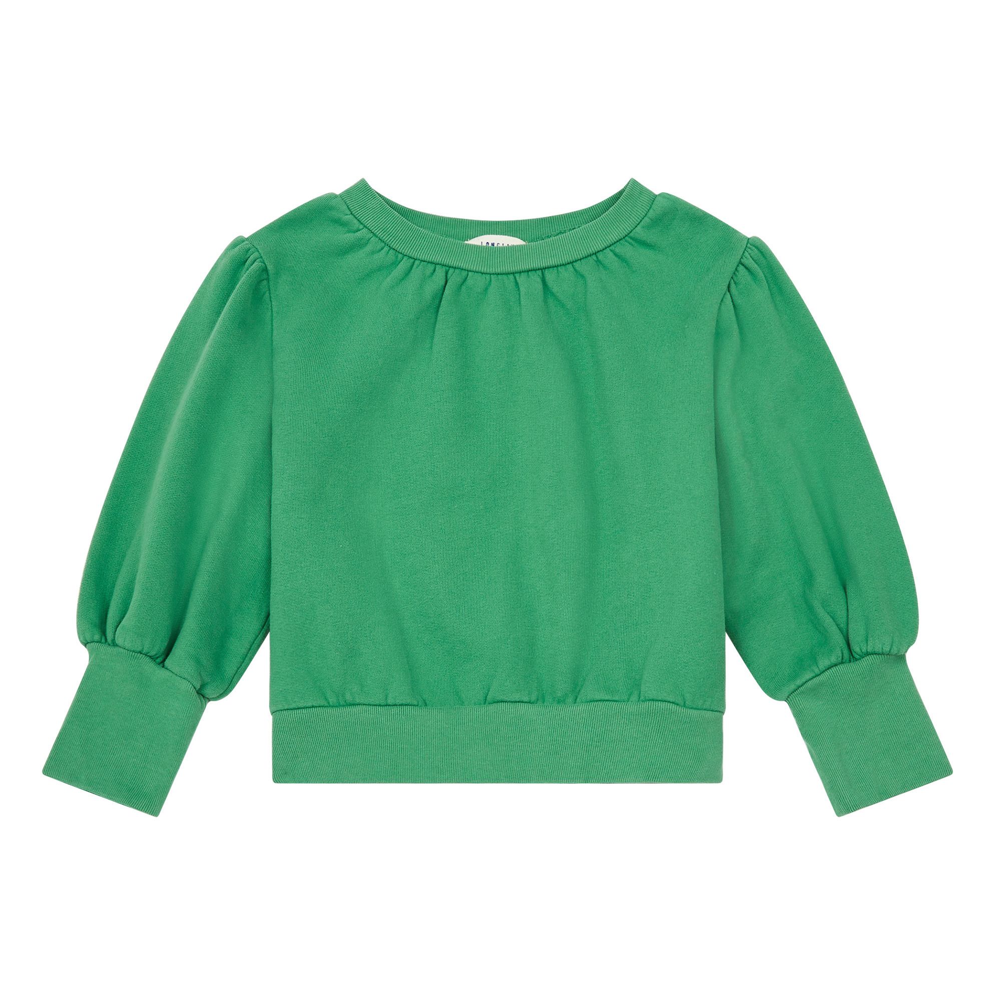 Longlivethequeen - Sweat Coton Bio - Fille - Vert