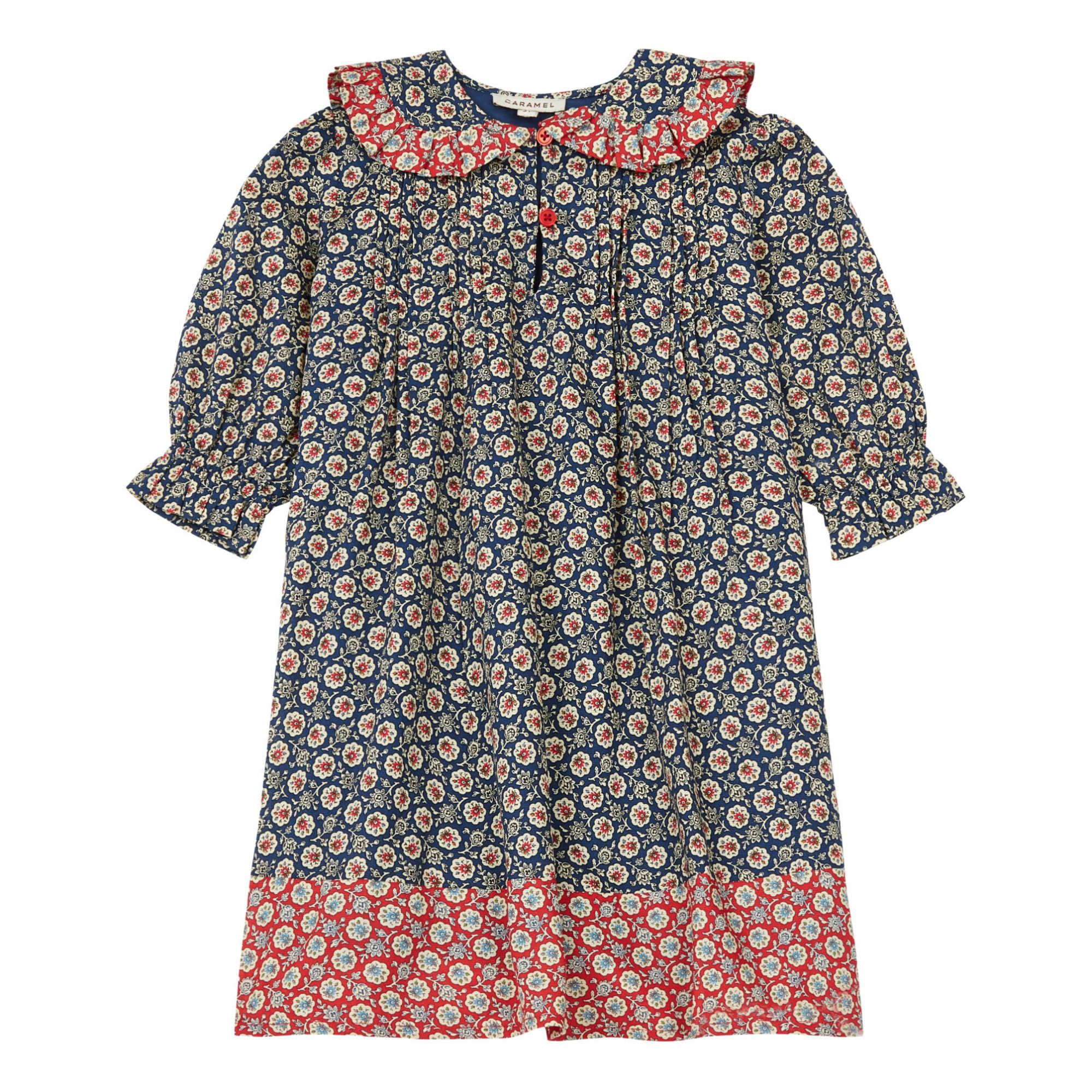 Caramel - Robe Mercury - Fille - Bleu marine