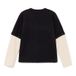 Asymmetrical Denim Skirt Black- Miniature produit n°3