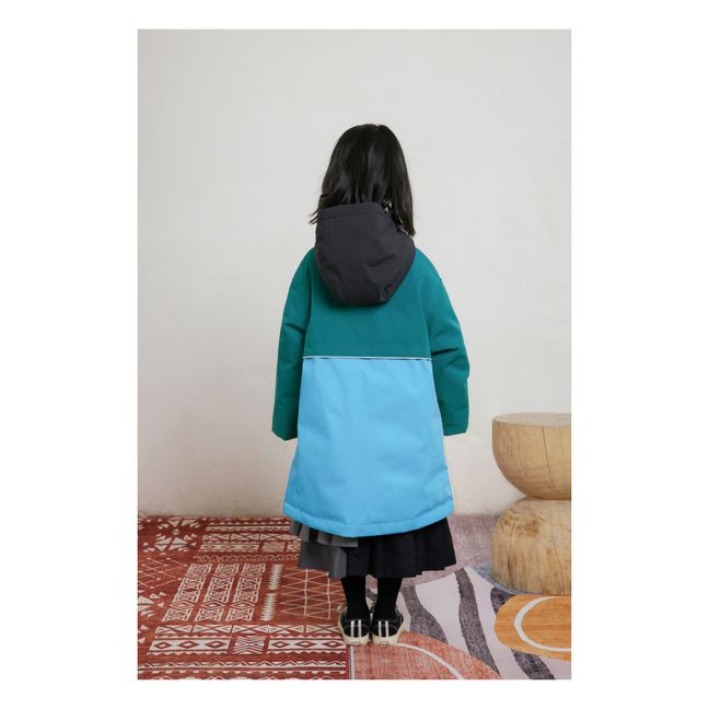 Memory-Fabric Pullover Jacket | Green