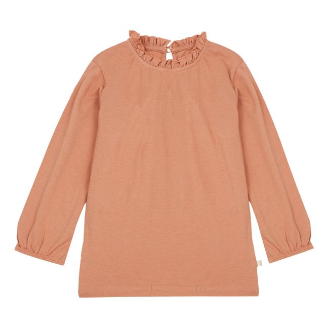 T-shirt Blouse Ingunn Coton Bio | Corail
