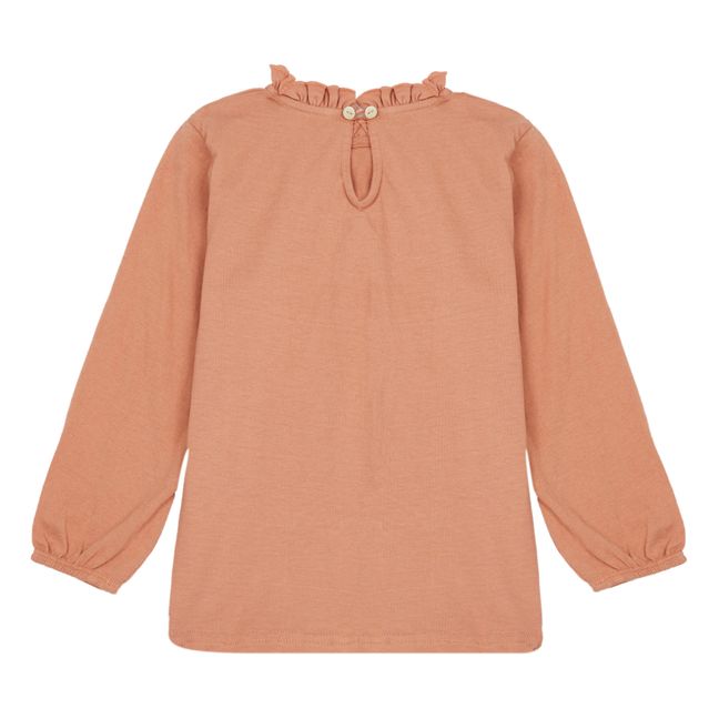 T-shirt, camicetta, modello: Ingunn, in cotone bio | Arancione