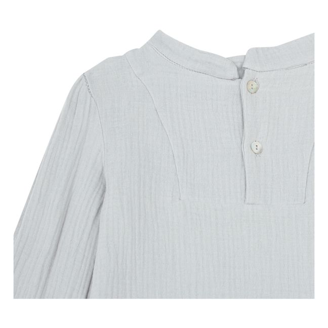 Deli Organic Cotton Muslin Pyjamas Light grey
