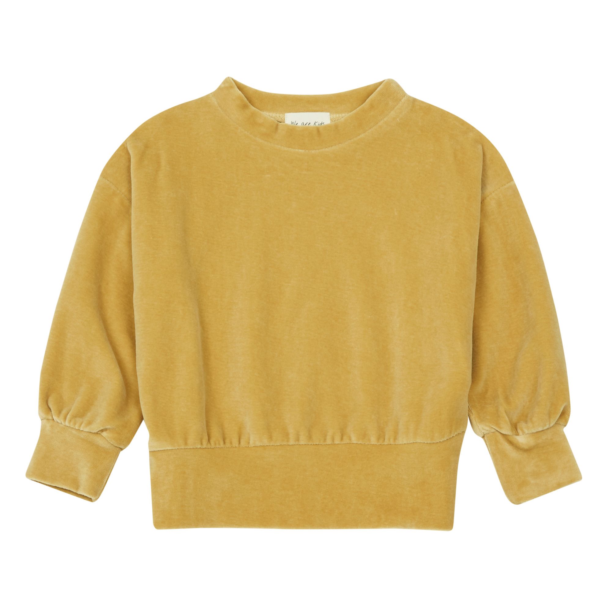 We Are Kids - Sweat Nat Velours Coton Bio - Fille - Jaune
