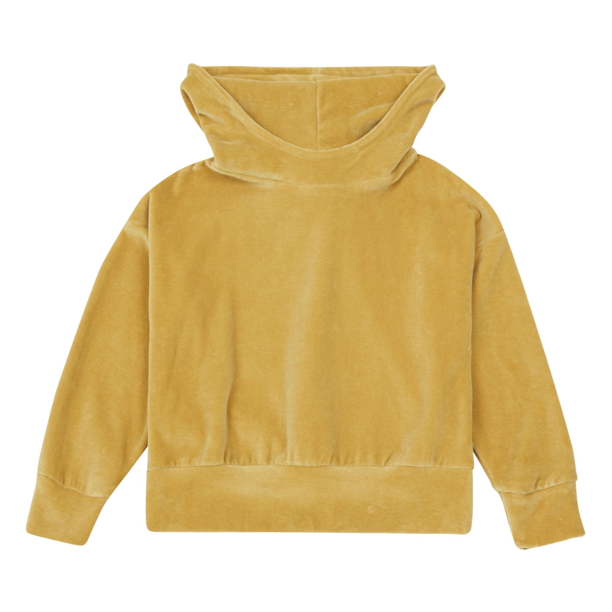 We Are Kids - Sweat à Capuche Sacha Velours Coton Bio - Fille - Jaune