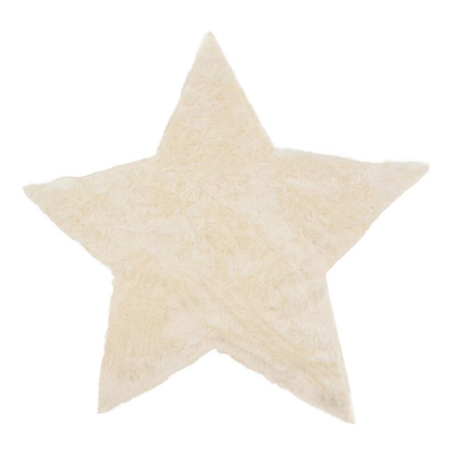Teppich Stern - weiß Weiß