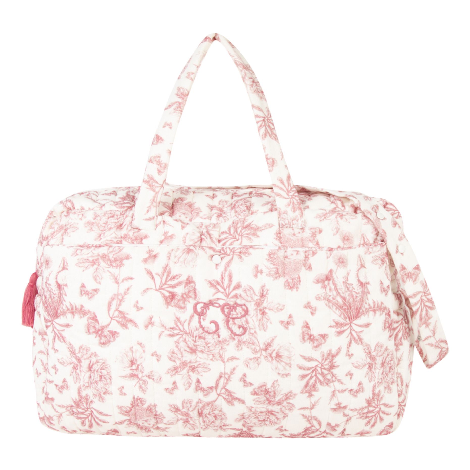 Toile de Jouy Changing Bag and Mat Pink- Product image n°2