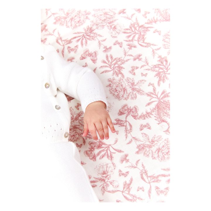 Tartine et Chocolat - Housse de couette Toile de Jouy - Rose pêche