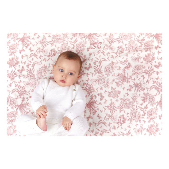 Tartine et Chocolat - Housse de couette Toile de Jouy - Rose pêche