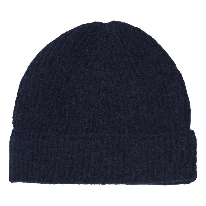 Humanoid - Pax Alpaca and Merino Wool Beanie - Midnight blue | Smallable