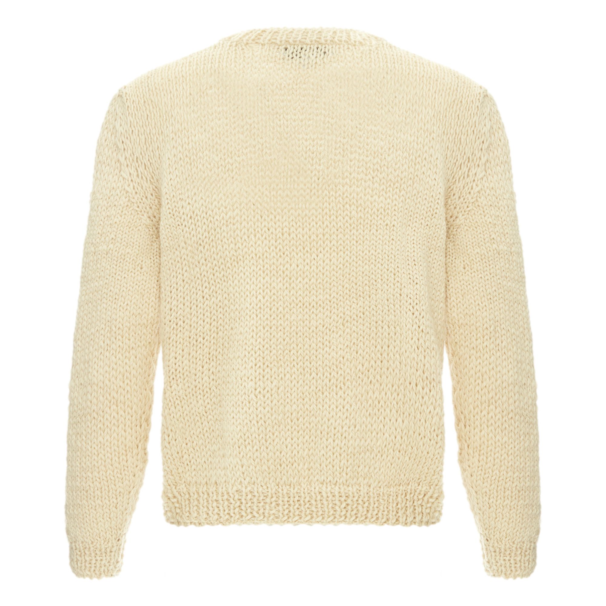 cream wool jumper