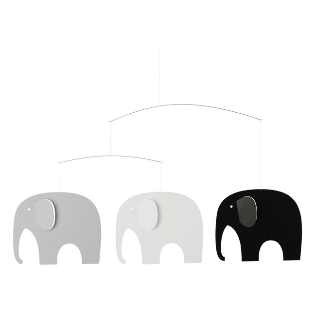 Elephant Party Mobile | Black