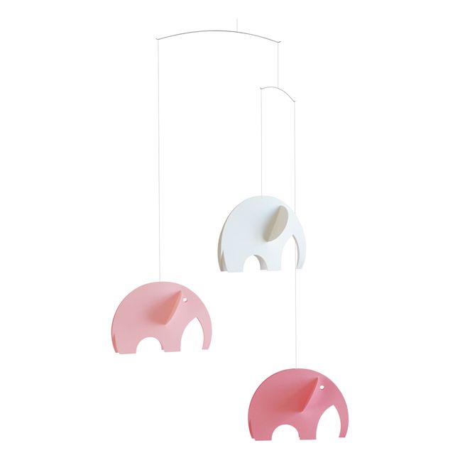 Mobile Elefanten | Rosa