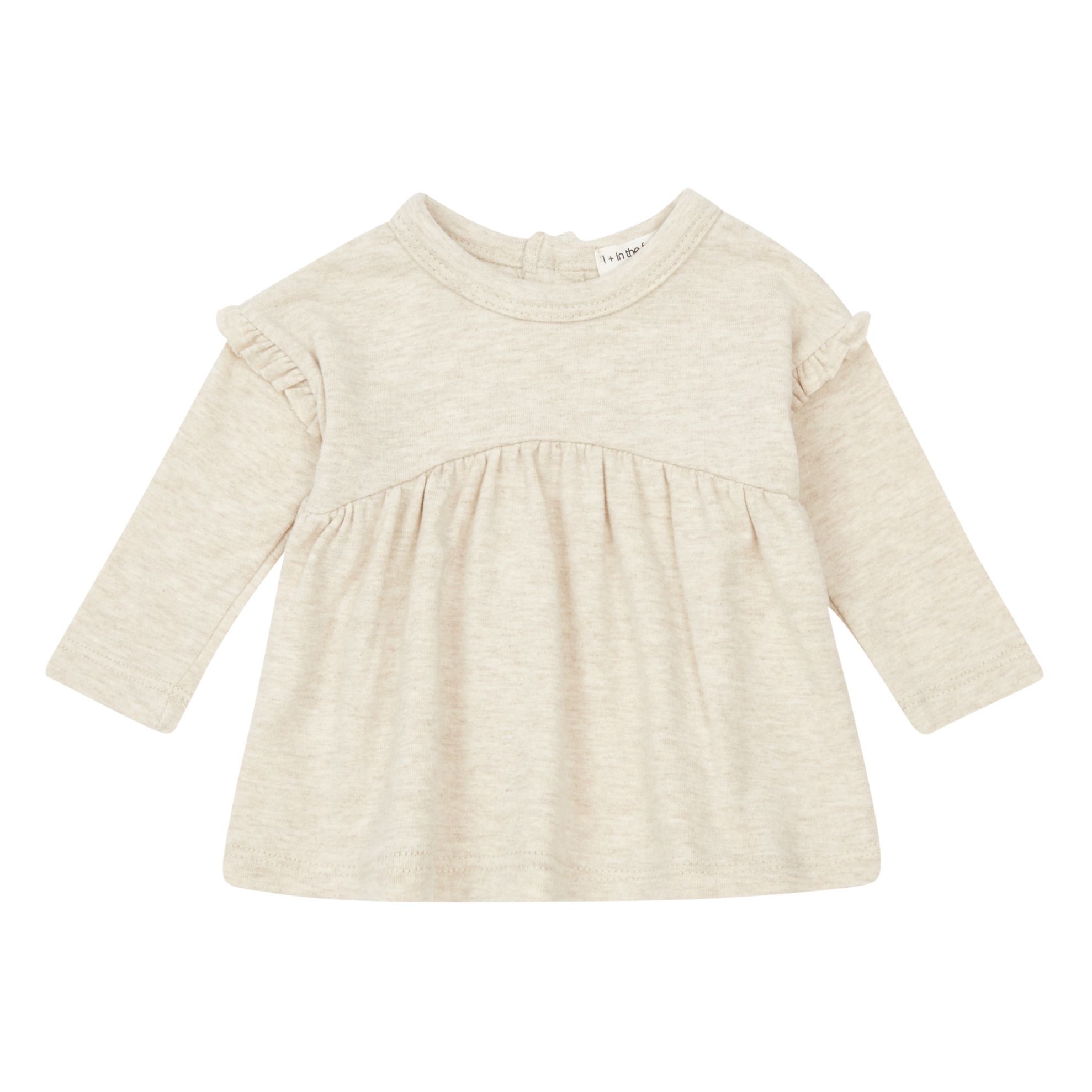1+ in the family - Blouse Neus - Fille - Blanc