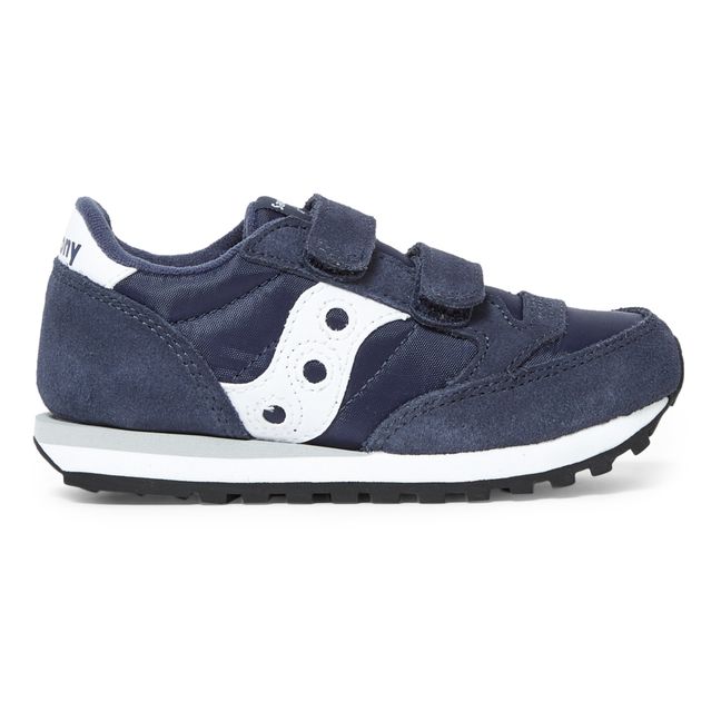 Double Velcro Jazz Sneakers - Kids’ Collection - Navy blue
