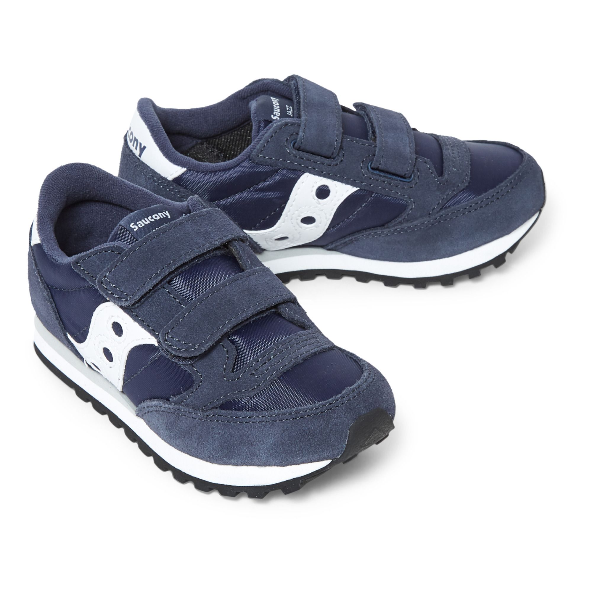 Double Velcro Jazz Sneakers - Kids’ Collection - Navy blue- Product image n°1