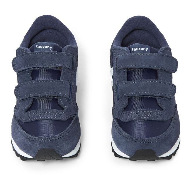 Double Velcro Jazz Sneakers - Kids’ Collection  | Navy blue