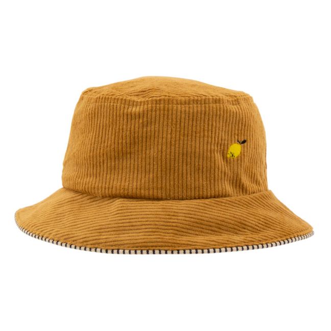 Corduroy Bucket Hat Mustard