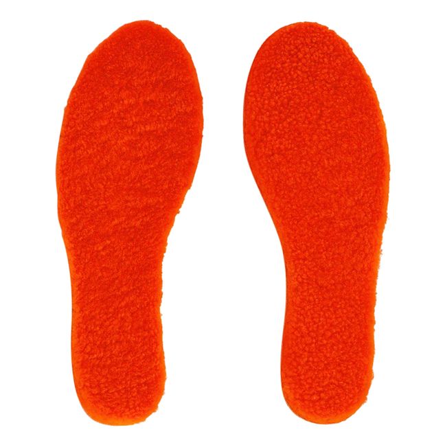 Suole per adulti in lana merino - Collezione Adulto - Arancione