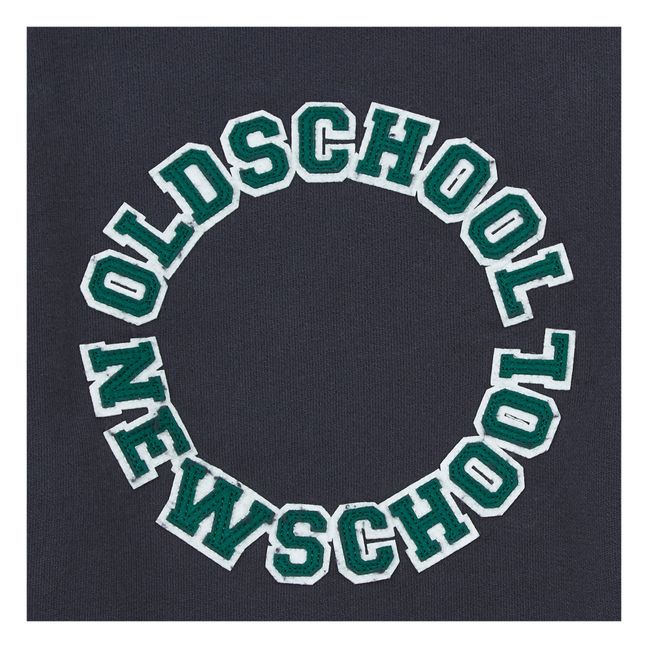 Suéter algodón orgánico Old School | Negro