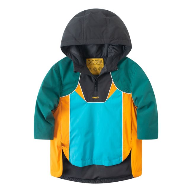 Memory-Fabric Pullover Jacket | Green