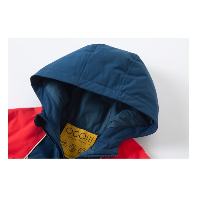 Memory-Fabric Pullover Jacket | Red