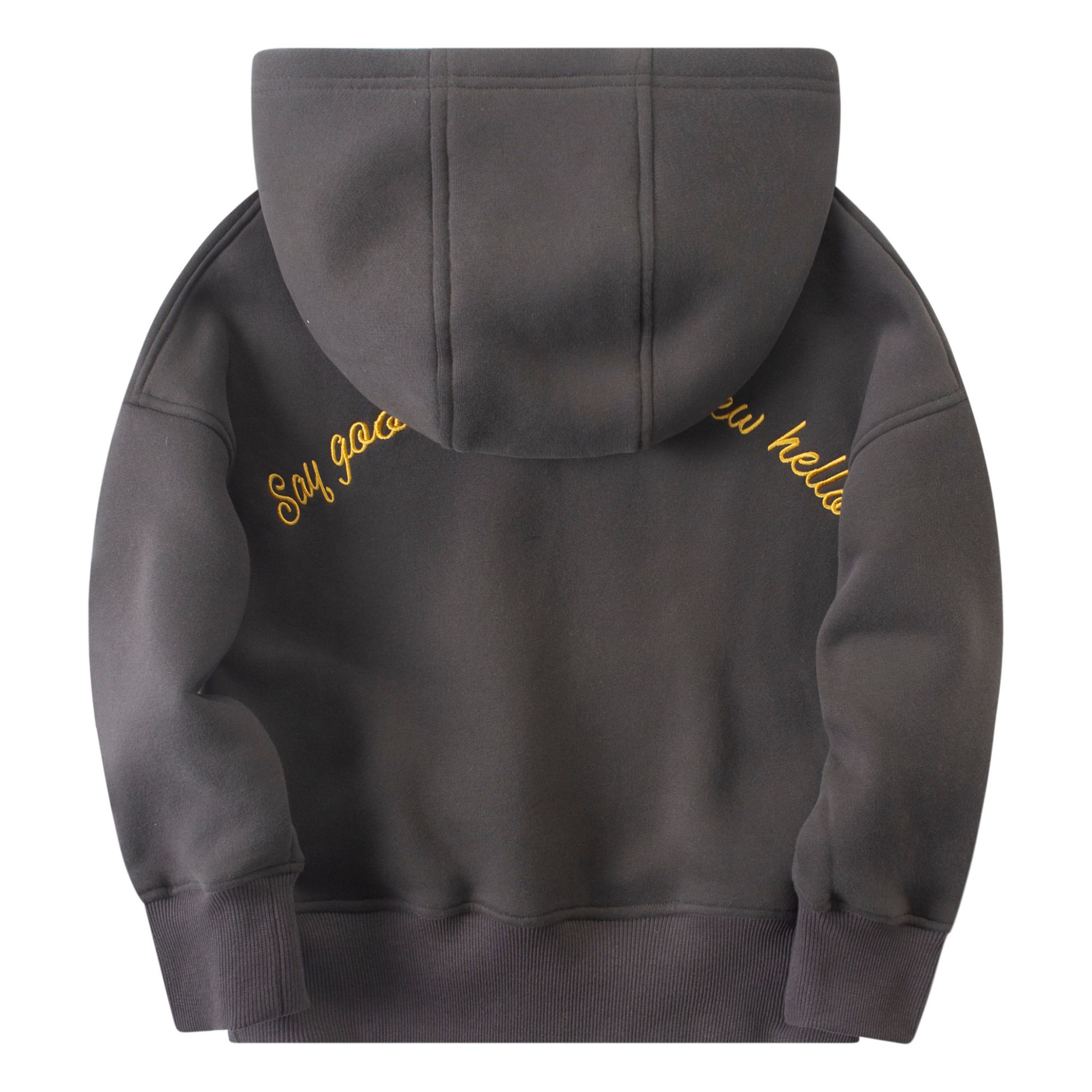 Embroidered Hoodie Negro- Imagen del producto n°4