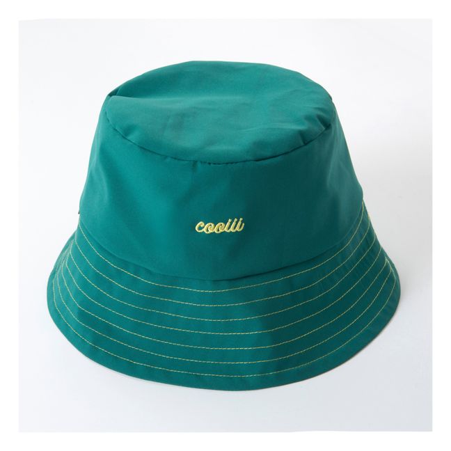 Memory-Fabric Bucket Hat Green