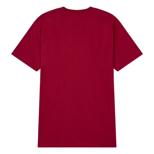 Camiseta de algodón orgánico Range | Burdeos