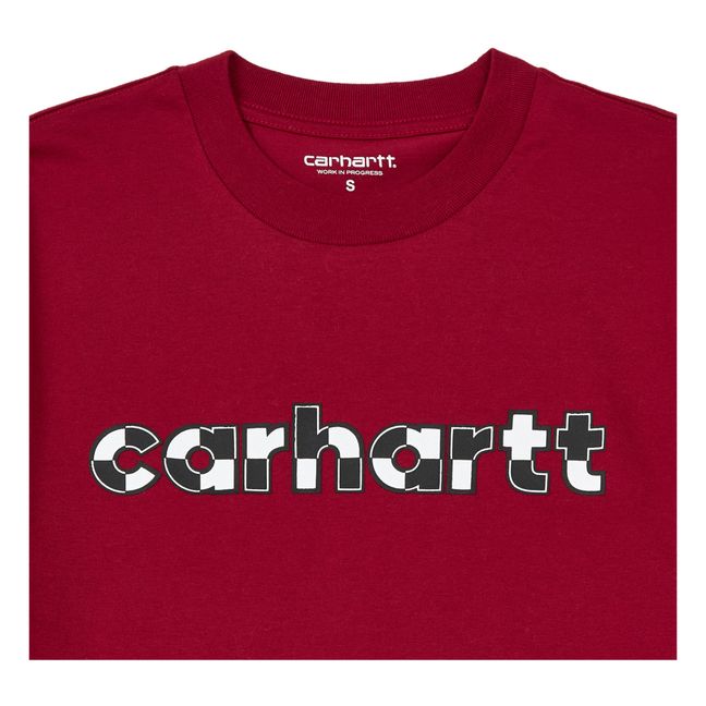 Camiseta de algodón orgánico Range | Burdeos