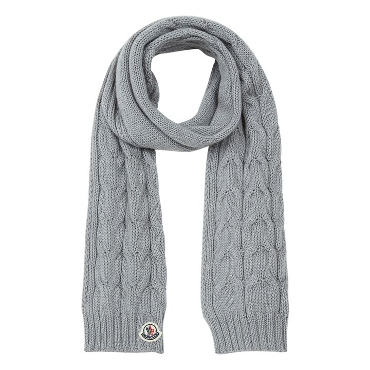 Sciarpa in lana | Grigio- Immagine del prodotto n°1