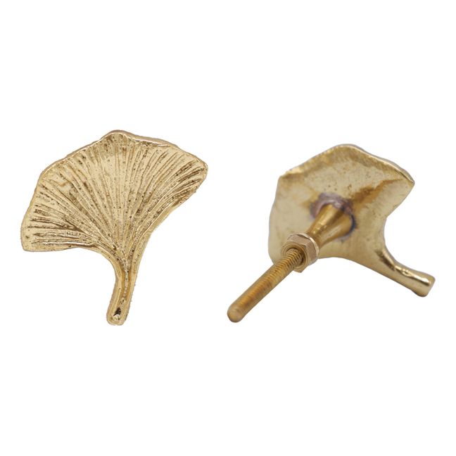 Manilla de la puerta Ginko | Marrón Dorado